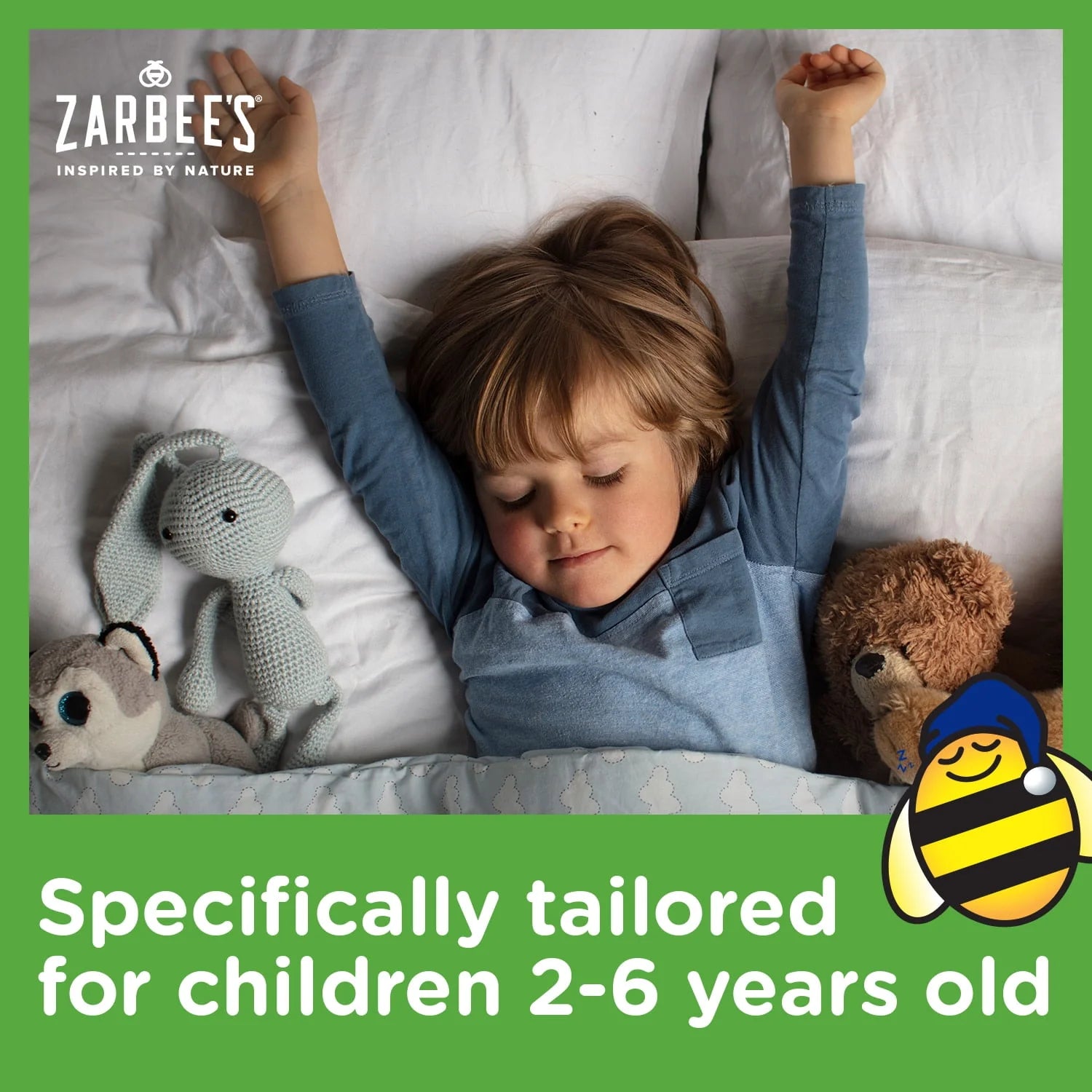 Zarbee's Kids Cough + Mucus Nighttime, Mixed Berry, 4FL Oz Q924