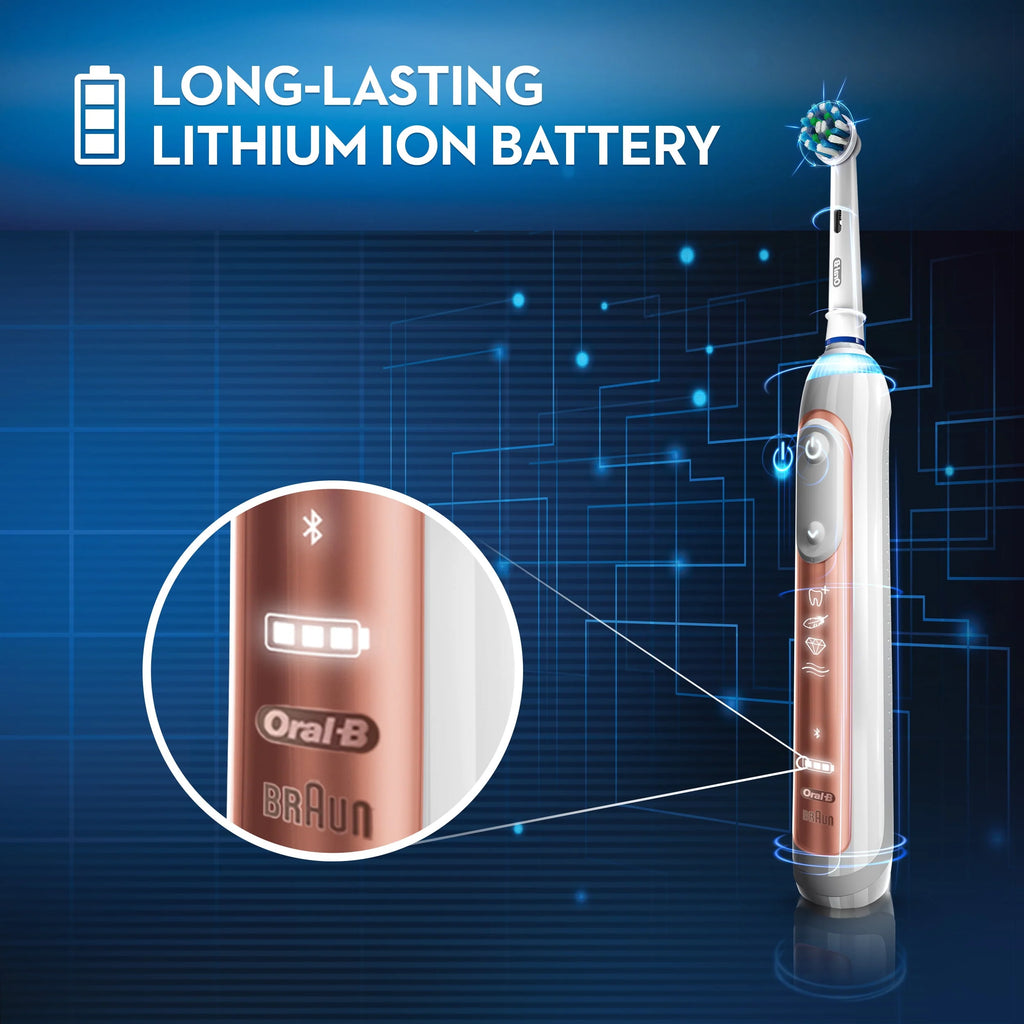 Oral-B Genius 6000 Rechargeable Electric Toothbrush, Rose Gold V276