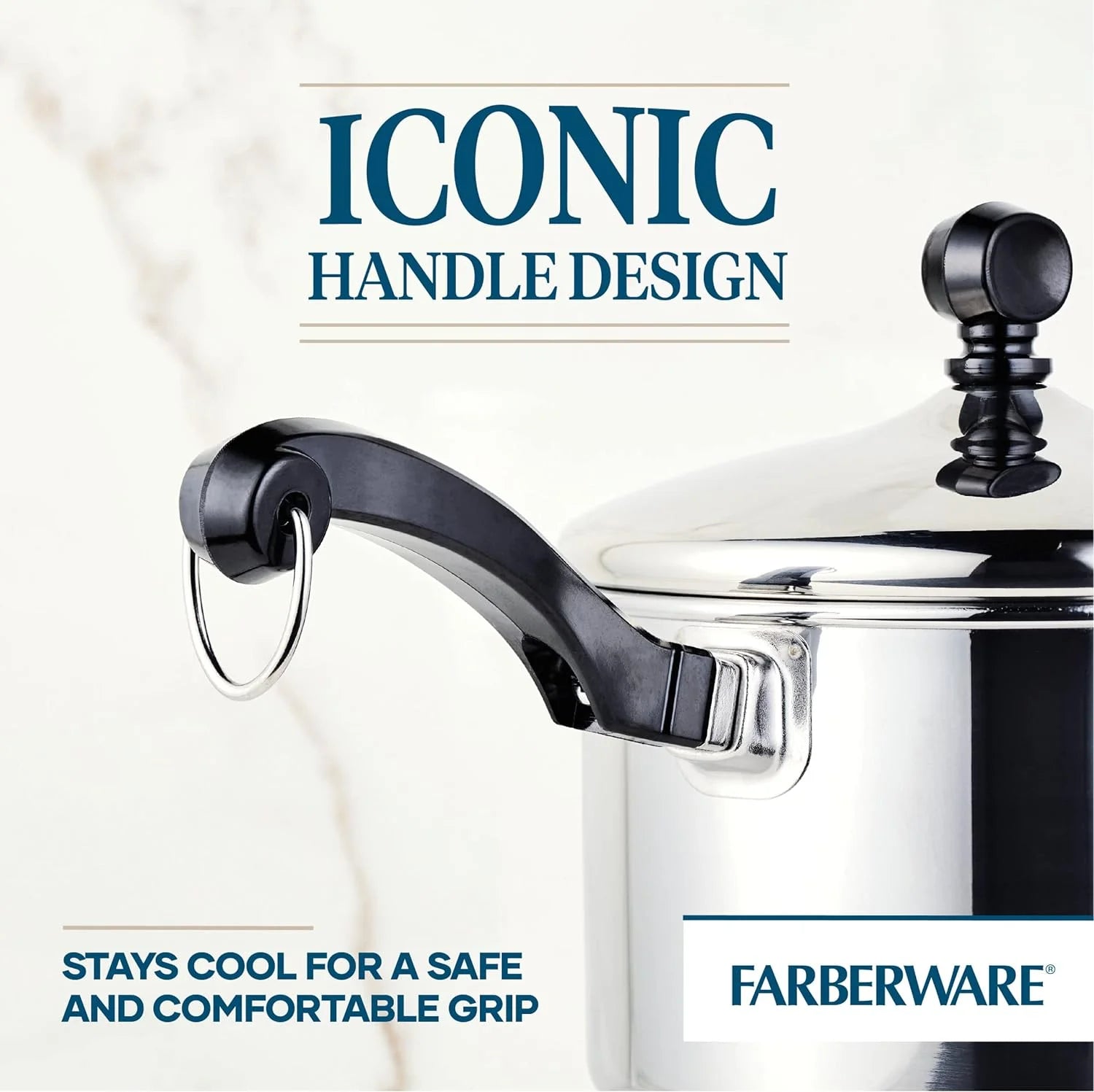 Farberware Classic Stainless Steel Saucepan with Lid, 3 Quart E8869