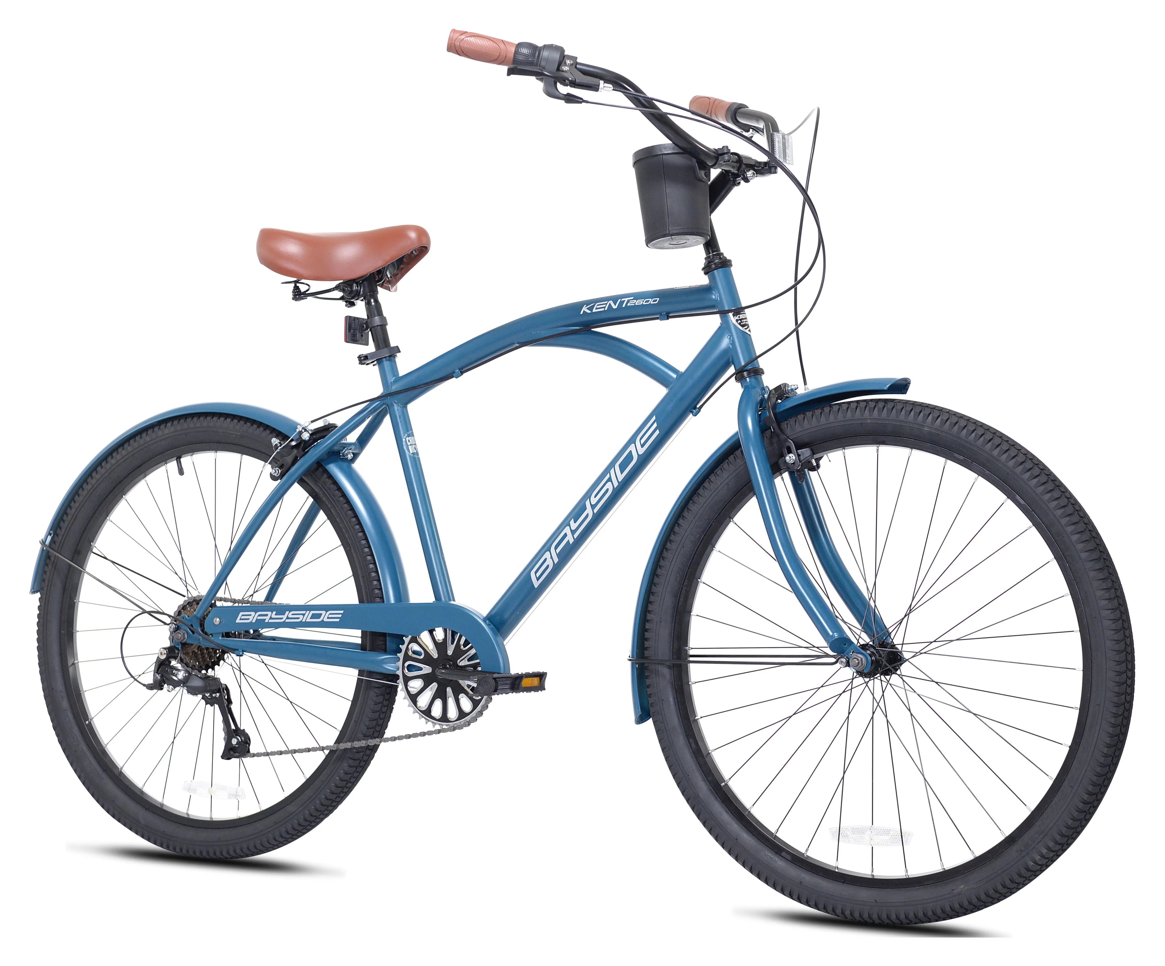 Kent 26 In. Bayside Men's Cruiser Bike, Satin Cocoa I1224