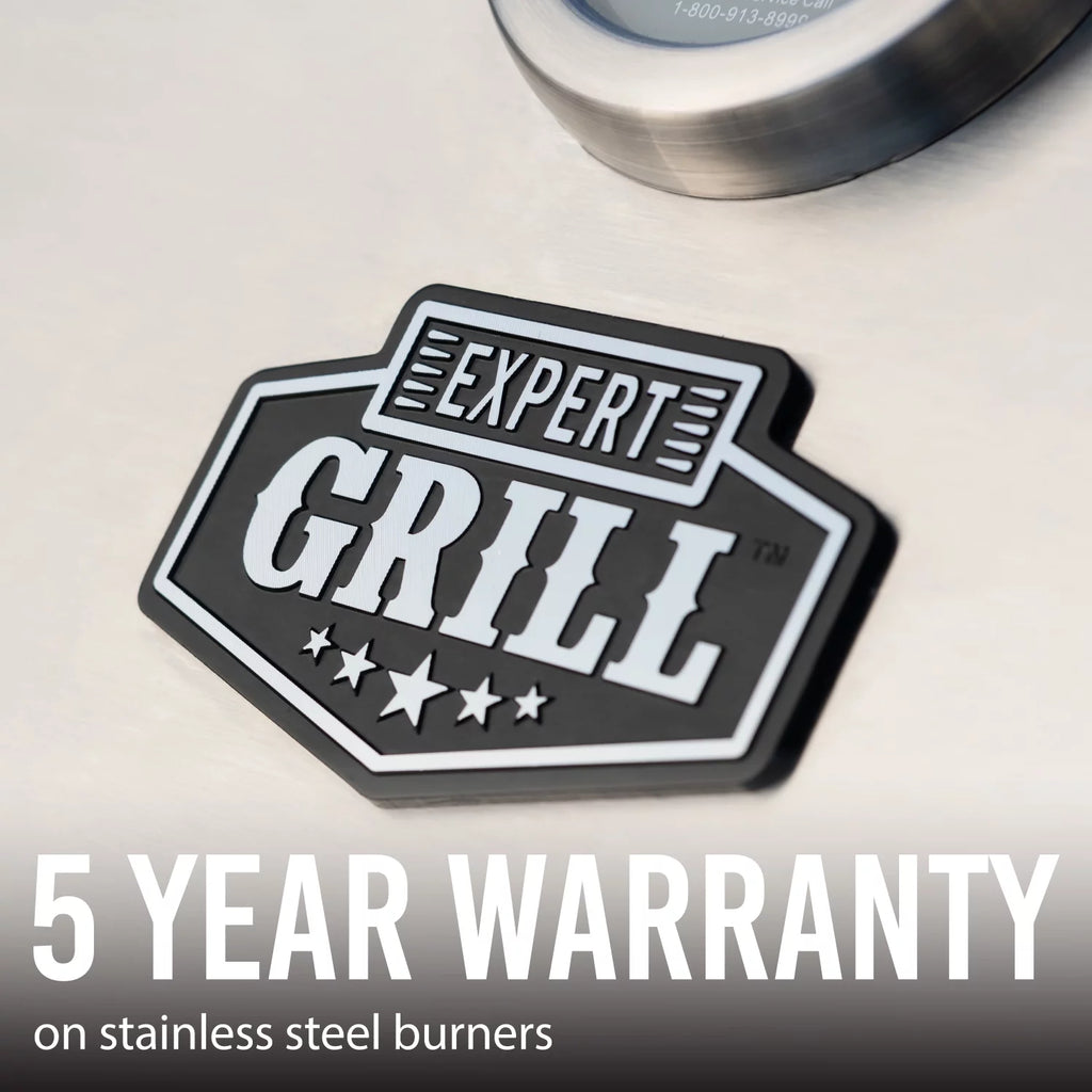 Expert Grill 5-Burner Propane Gas Grill with Side Burner L84998