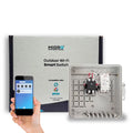 MIGRO Outdoor Smart Wi-Fi Outlet Box, Heavy Duty 50A Resistive 120VAC 40A 5HP Wireless Pump Control Timer Switch, Compatible with Smart Phone, Alexa, Google Home, IFTTT UL Listed