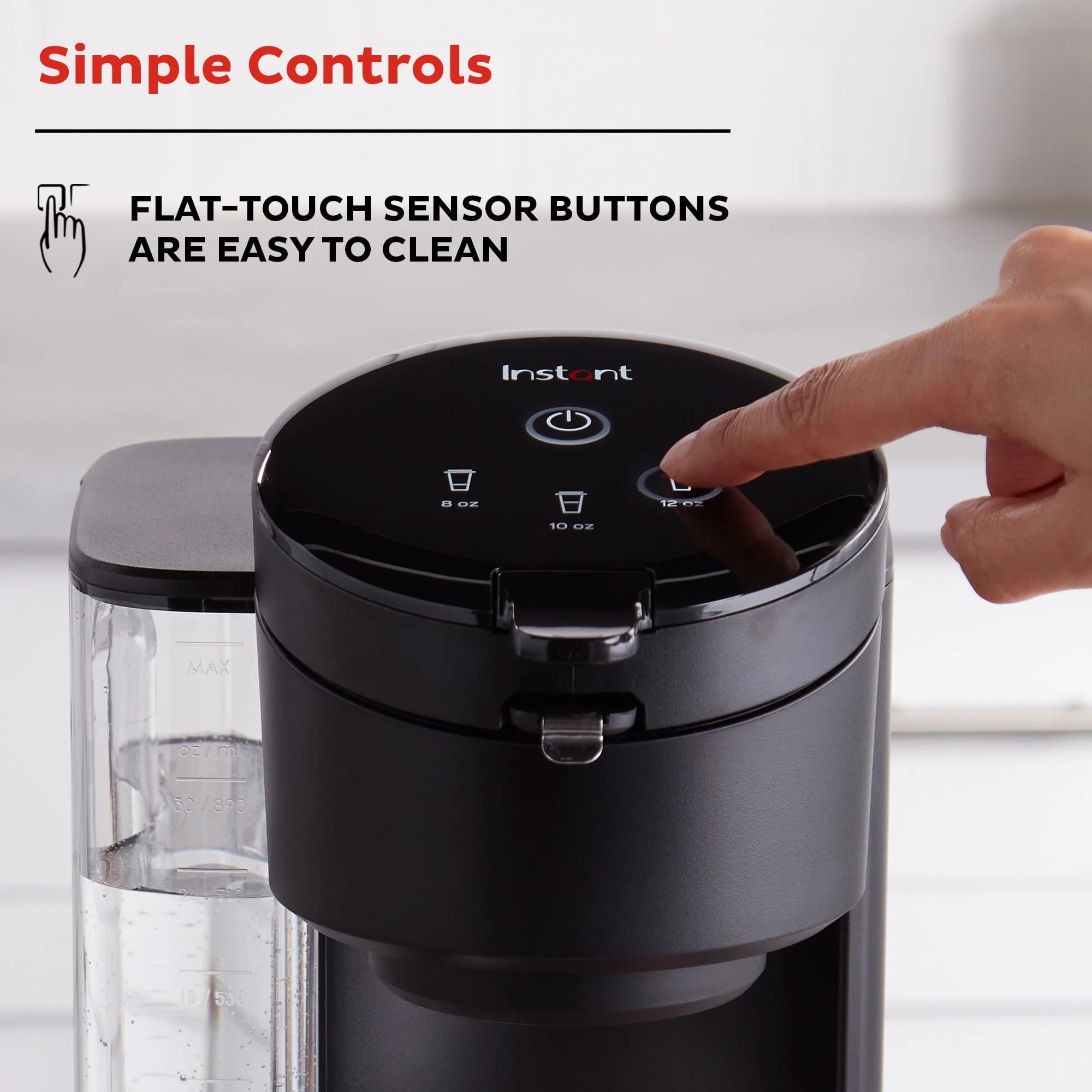 Instant Solo Café 2-in-1 Single Serve Coffee Maker, Black C46735
