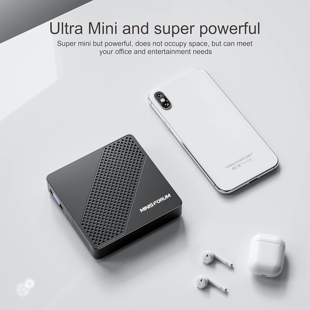 MINISFORUM N40 Fanless Mini PC 4GB RAM 64GB eMMC Celeron N4020 A15391