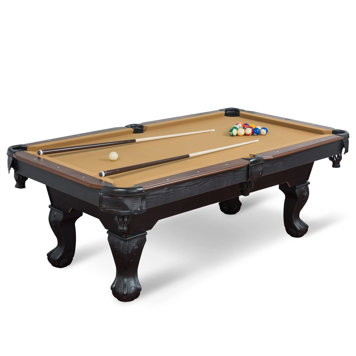 Classic Sports Brighton 87 Billiard Pool Table, Tan G11980