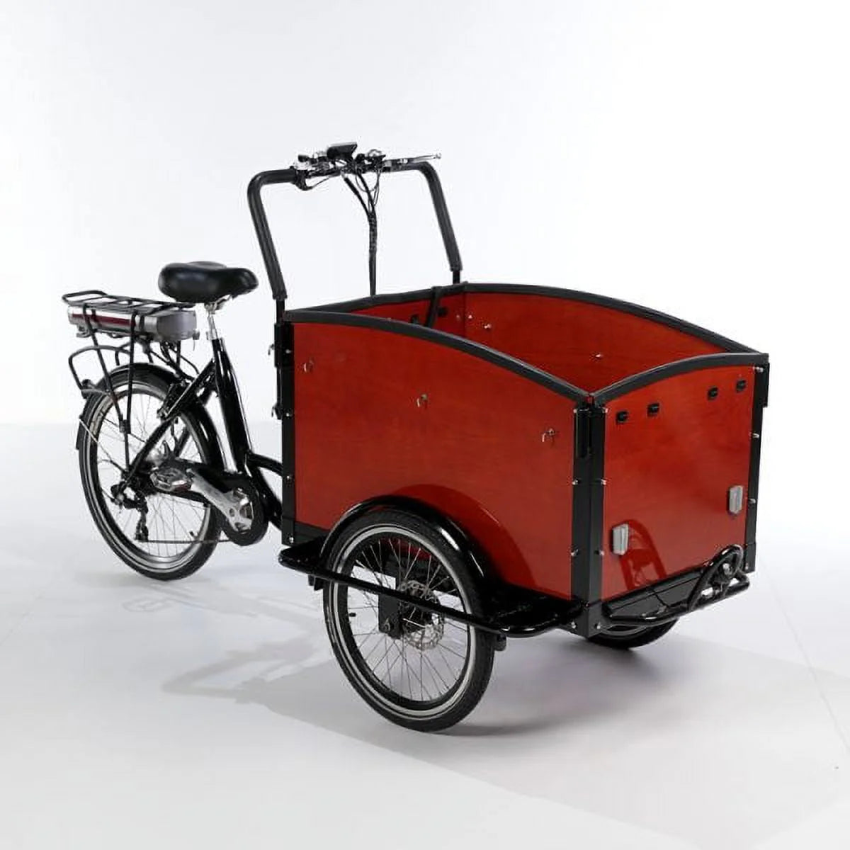 Classic Electric Dutch Cargo Tricycle Bike | Effortless Transportation for Your Family and Cargo