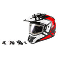 GMAX GM-11S ELEC.SHIELD Snow Helmet Trapper Matte Blk/Red/White XL G4112077