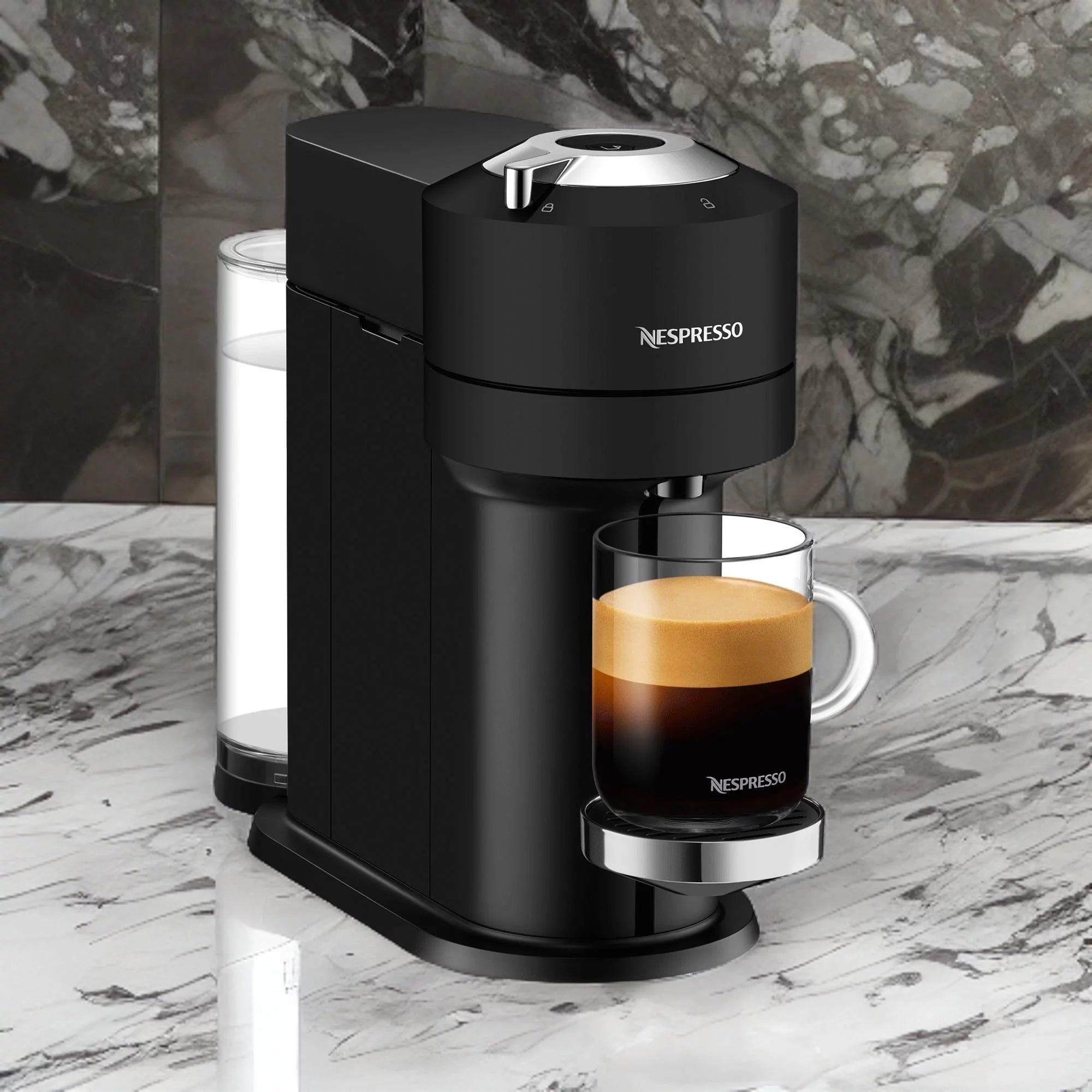 Nespresso Vertuo Next Deluxe Coffee and Espresso Machine, Matte Black O509125