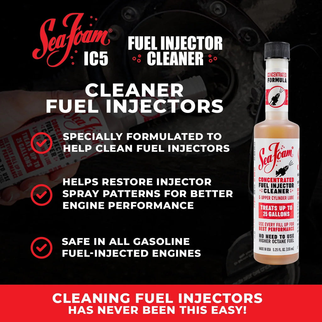 Sea Foam IC5 Concentrated Fuel Injector Cleaner, 5.25 oz C37207