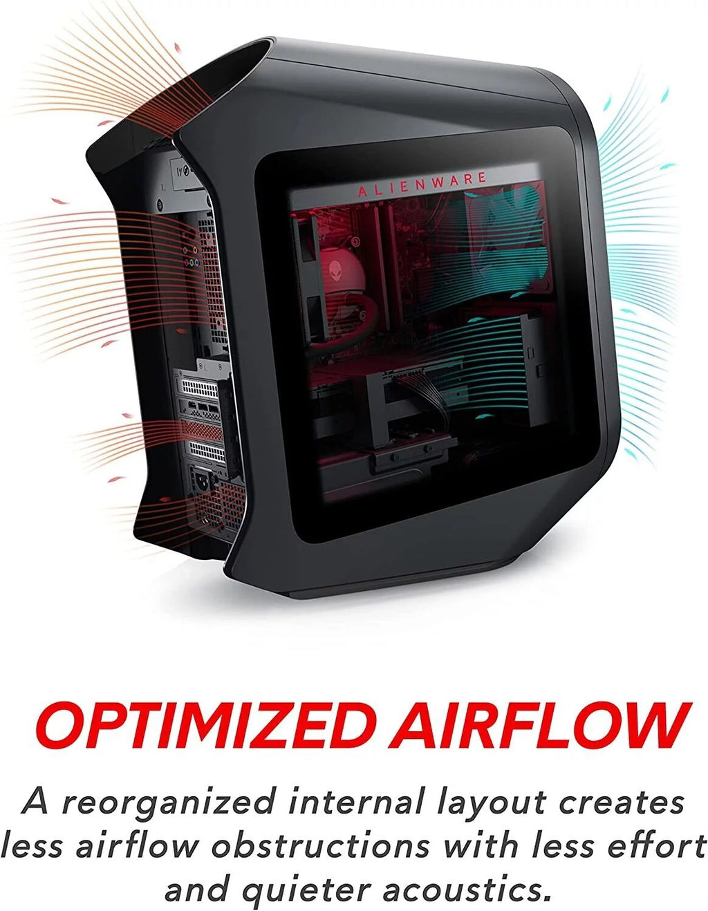 Alienware Aurora R14 Liquid Cooled Gaming Desktop, AMD Ryzen 9, RTX 3080, 32GB RAM, 1TB SSD, Black N6811