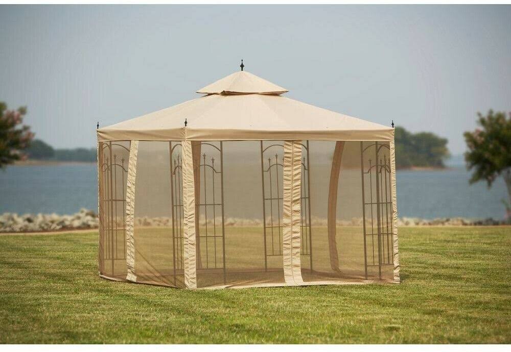 Hampton Bay 10 ft. x 10 ft. Arrow Gazebo W46771