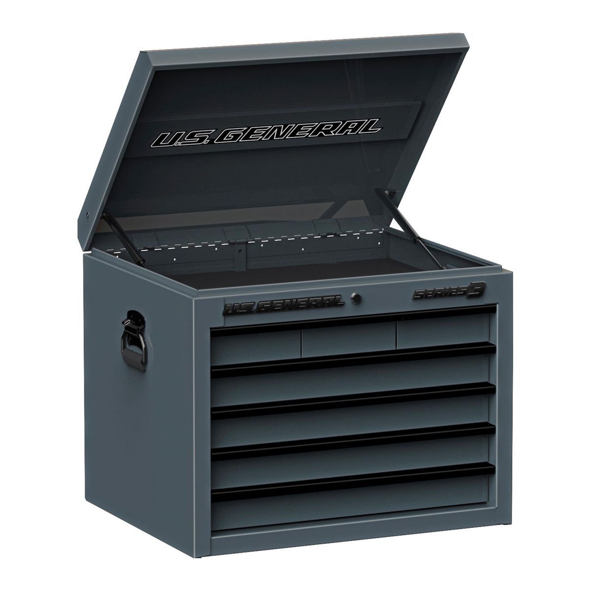 U.S. General 27 in. x 22 in. Top Chest Series 3 Slate Gray G758307