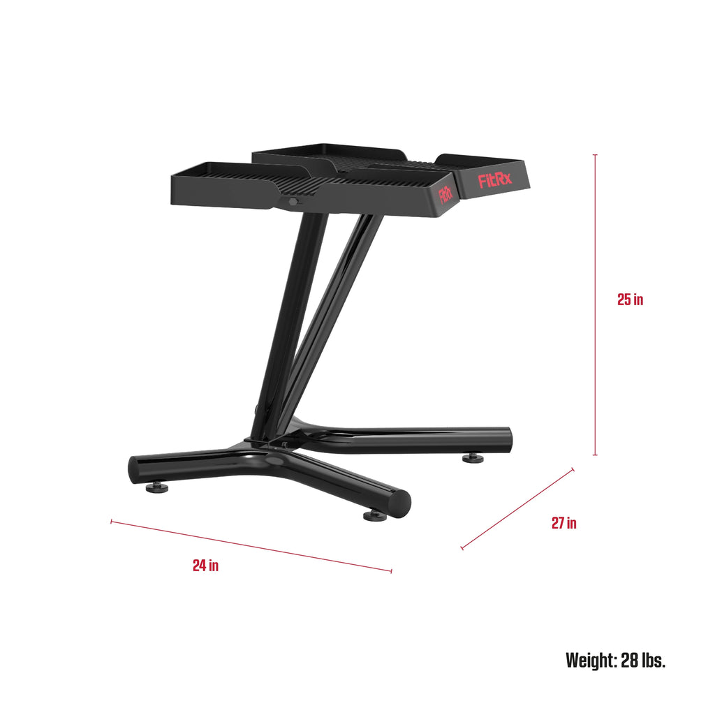 FitRx SmartRack Dumbbell Stand for Dumbbells and Kettlebells, Home Gym V5578