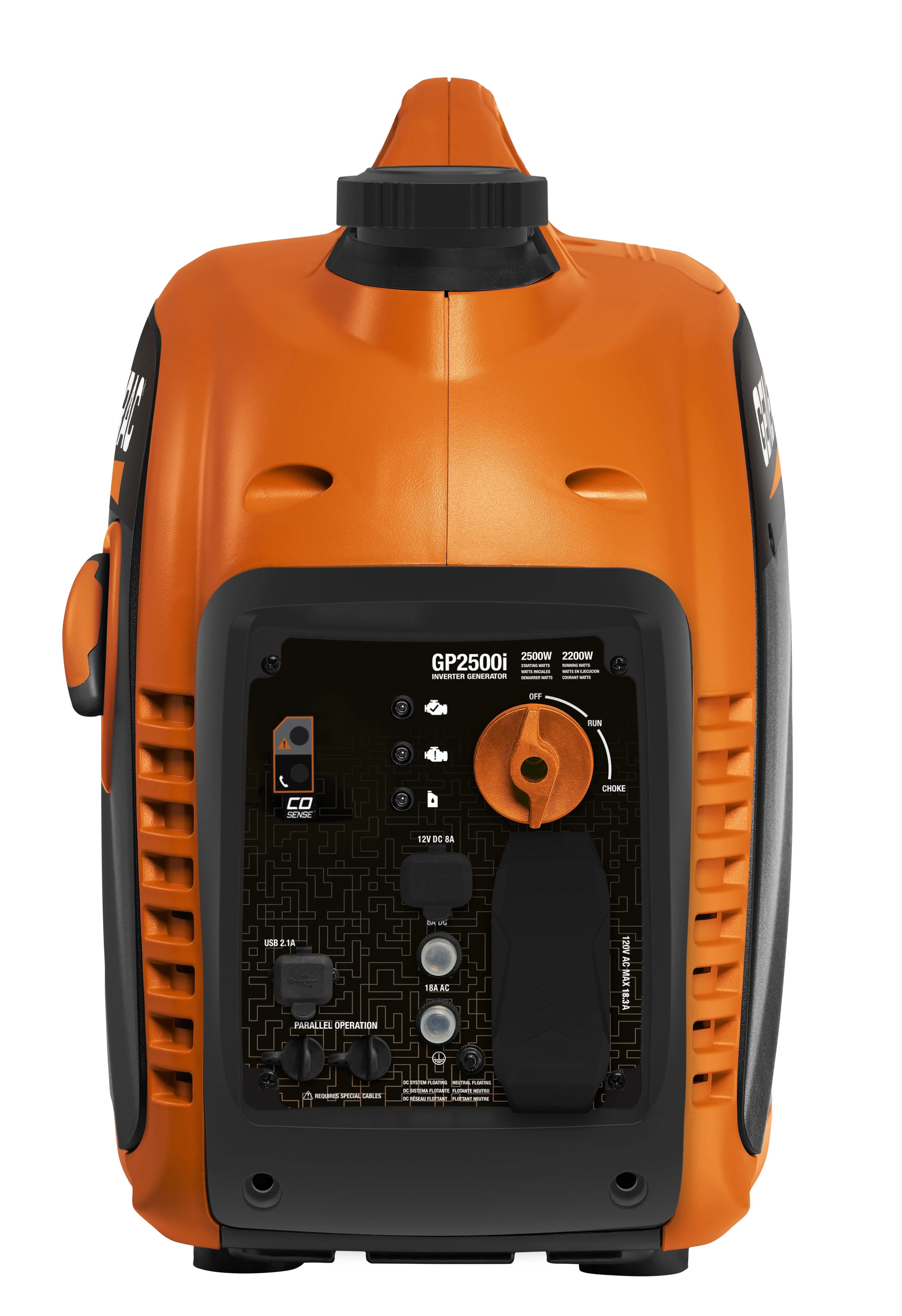 Generac GP2500i 2500 Watt Portable Inverter Generator with COSense F9612