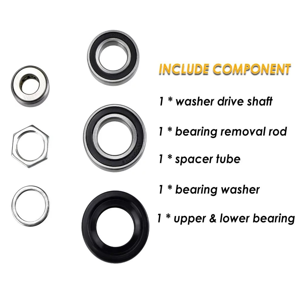 Washer Bearing Kit W10435302 W10447783 for Whirlpool Kenmore Cabrio Maytag H344401