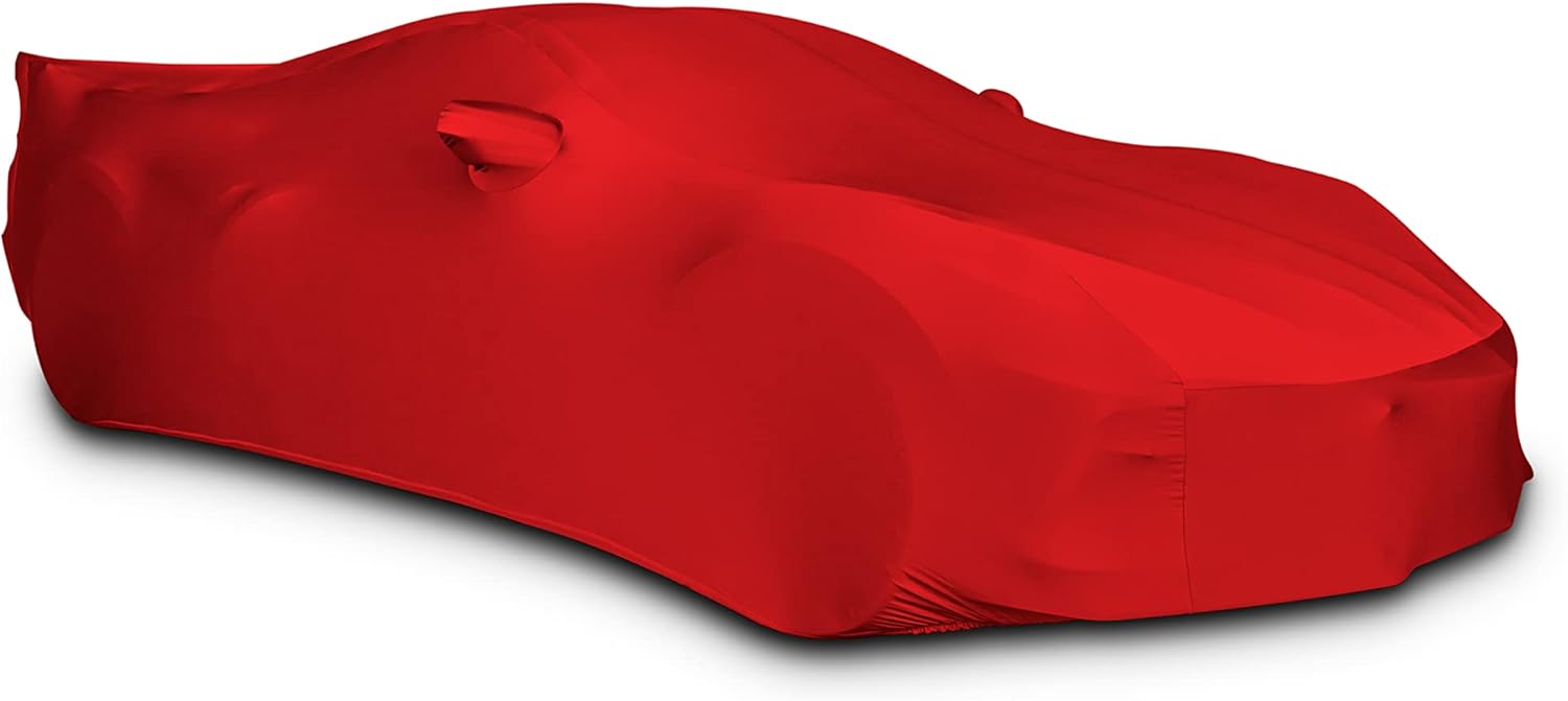 2020-2022 C8 Corvette Stingray Ultraguard Stretch Satin Indoor Car Cover (Black) J7355
