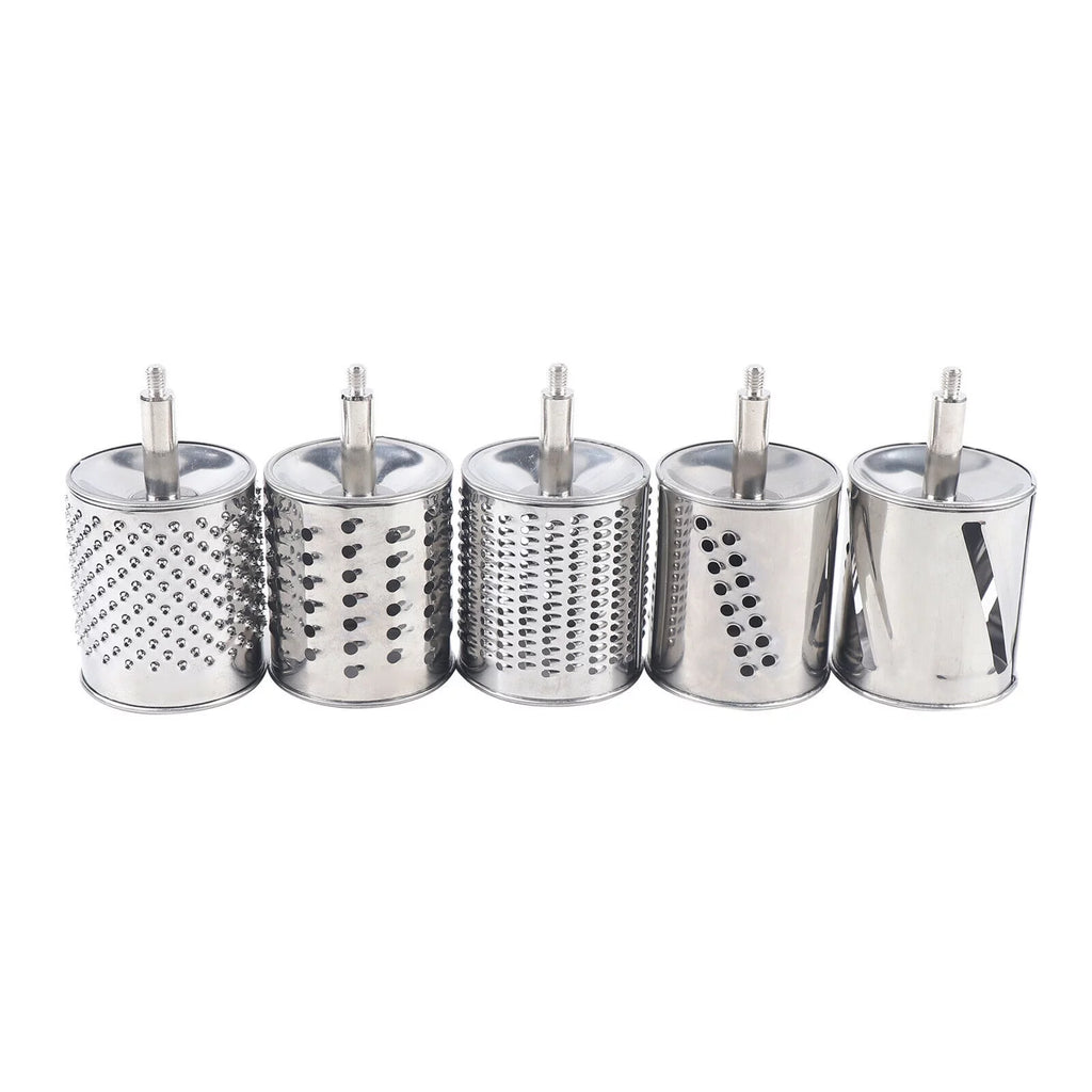 Stainless Steel Rotary Food Grater with 5 Blades O751