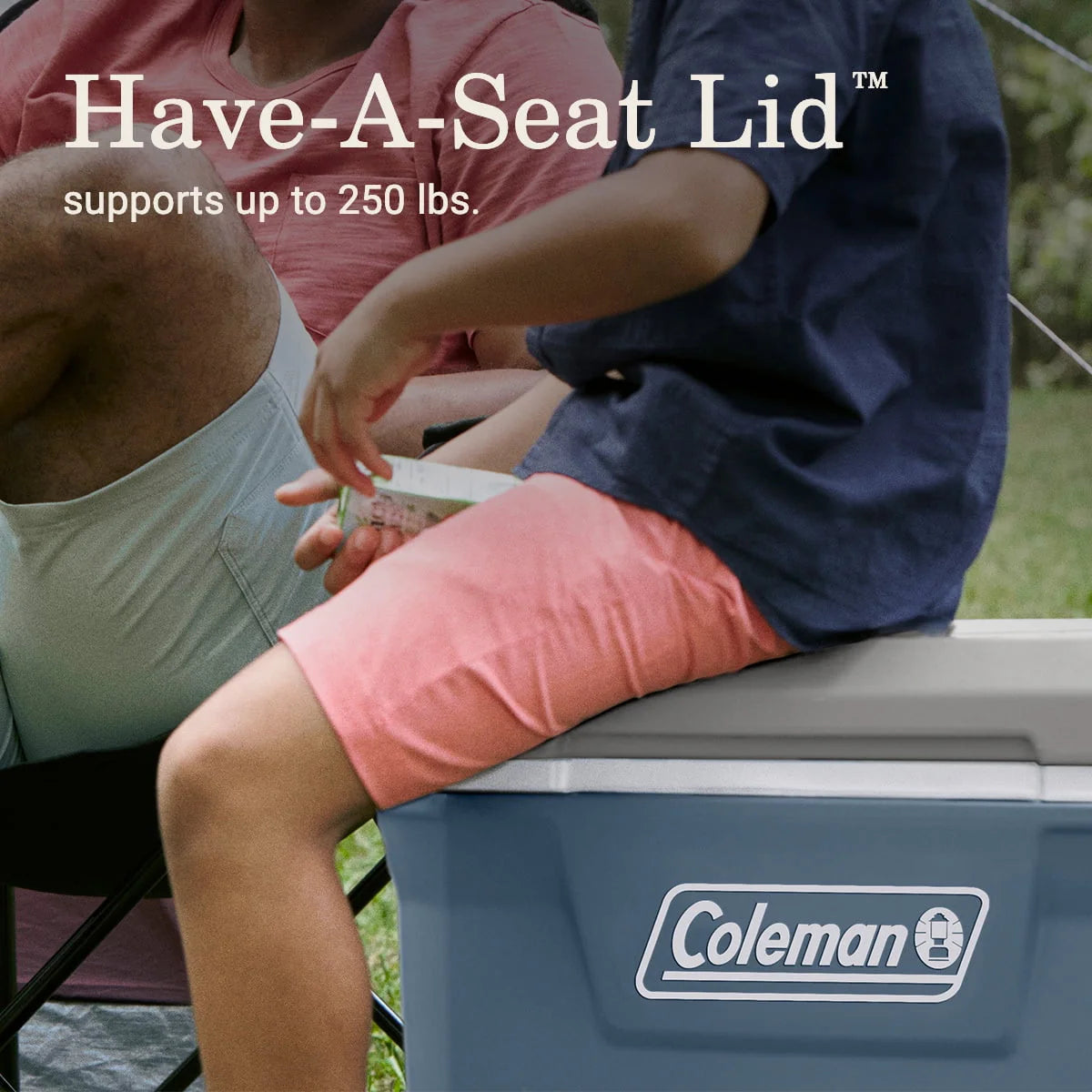 Coleman 316 Series 60QT Hard Chest Wheeled Cooler, Lakeside Blue E39508