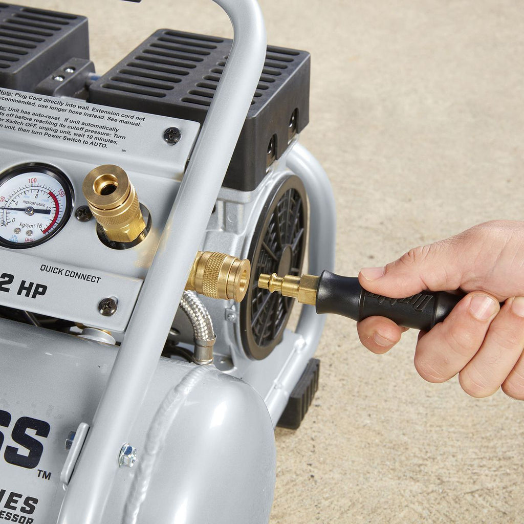 FORTRESS 2 Gallon 135 PSI Ultra Quiet Oil-Free Air Compressor S75569