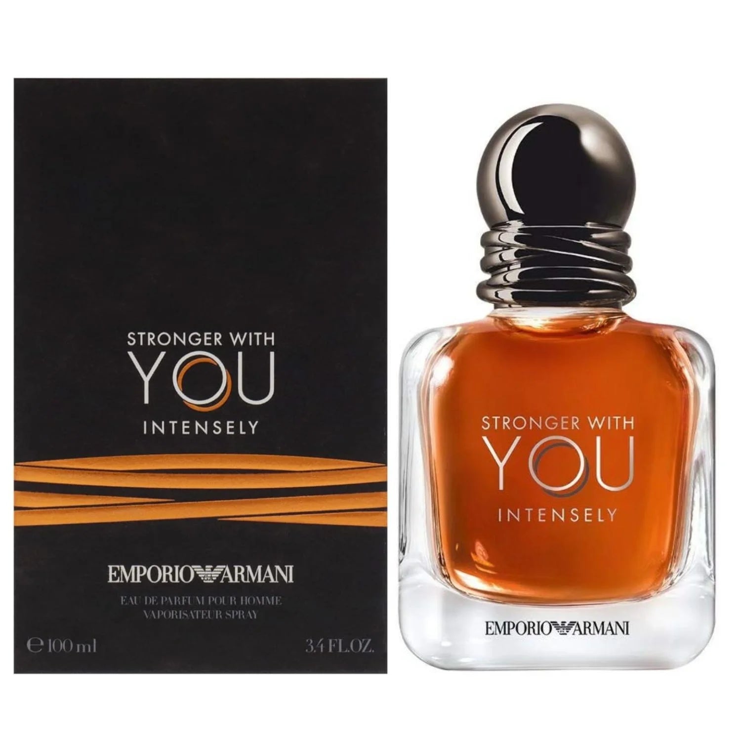 Giorgio Armani Emporio Stronger With You Intensely Eau De Parfum for Men 100 ml / 3.4 oz