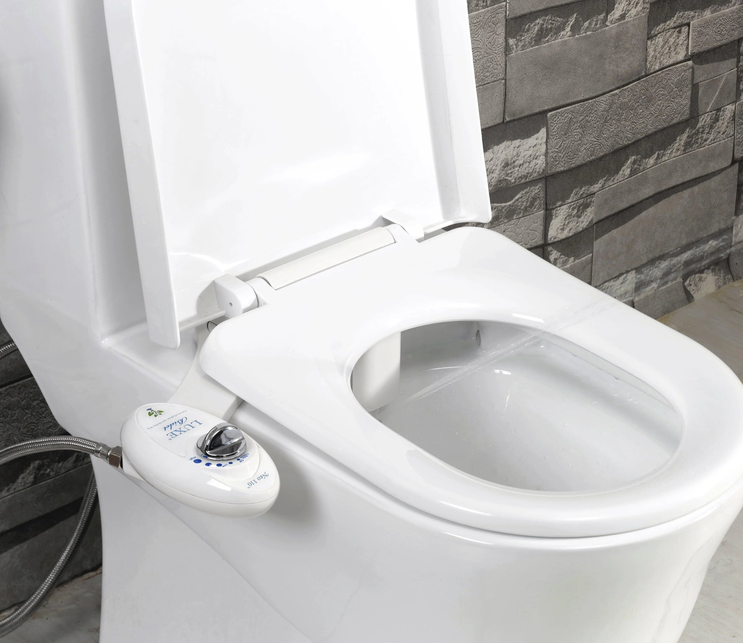 LUXE Bidet NEO 110 Non-Electric Bidet Attachment, Adjustable Water Pressure, Rear Wash F17793