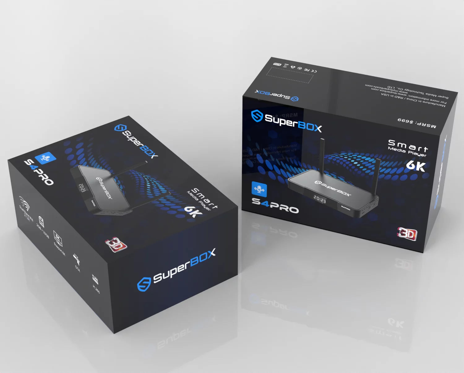 SuperBOX S4 Pro 6K Voice Control Remote with Keyboard Z539766