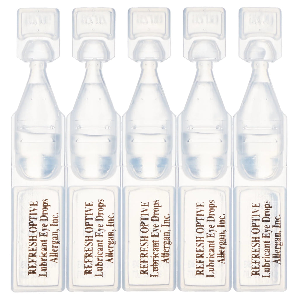 Refresh Optive Lubricant Eye Drops Preservative-Free, 0.4 ml, 60 Count Q788