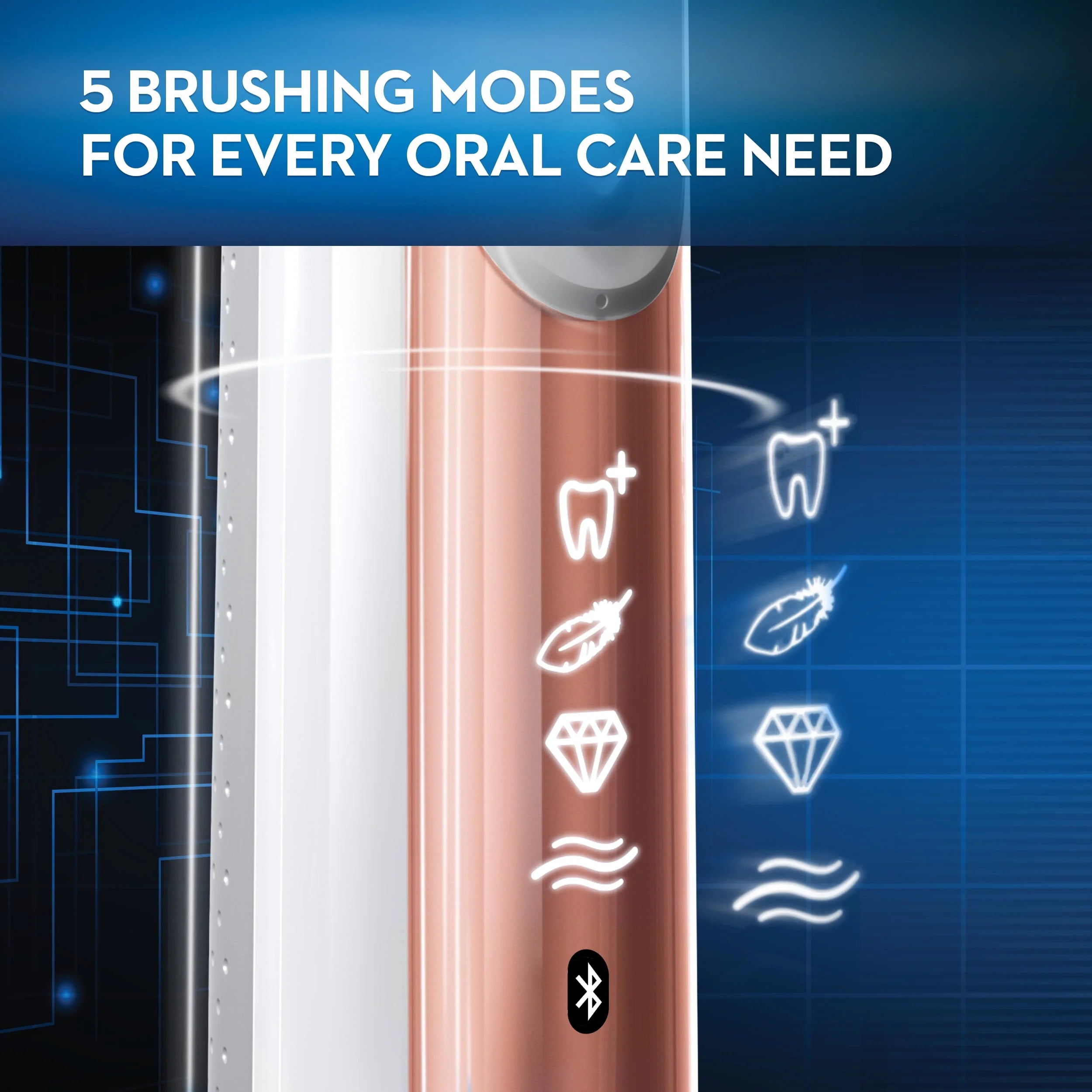 Oral-B Genius 6000 Rechargeable Electric Toothbrush, Rose Gold V276
