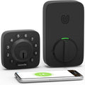 ULTRALOQ Smart Door Lock U-Bolt (Satin Nickel) + Bridge WiFi Adaptor, 5-in-1 Keyless Entry Door Lock with WiFi, Bluetooth and Keypad, Smart Door Lock Front Door, ANSI Grade 1 Certified