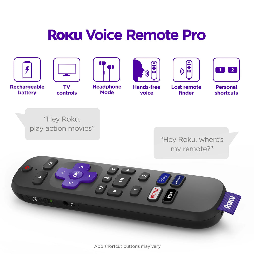 Roku Ultra 4K HDR Dolby Vision Streaming Device with Voice Remote Pro C4342