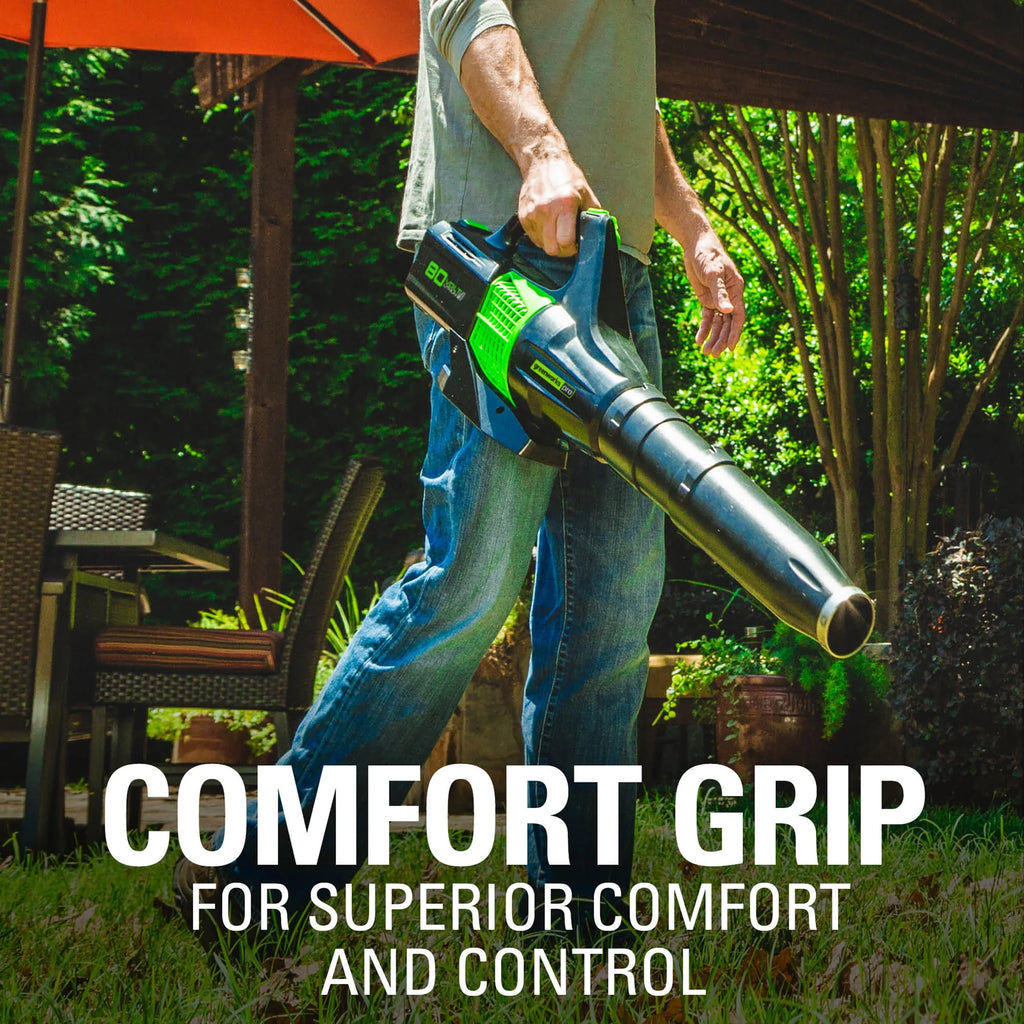 Greenworks 80V Brushless Leaf Blower with 2.5 Ah Battery & Charger G82041