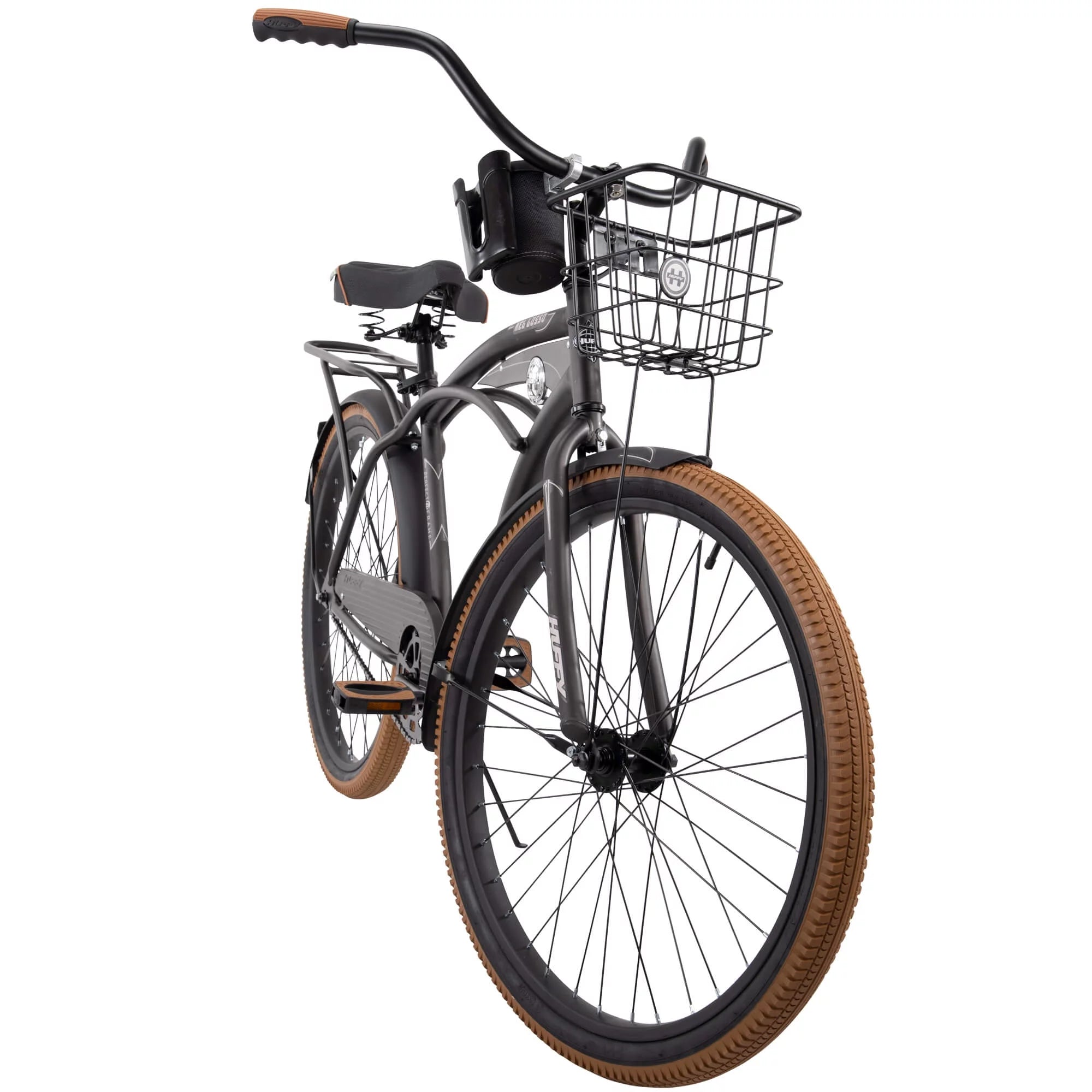 Huffy 26" Nel Lusso Men's Single-Speed Cruiser Bike, Charcoal H115248