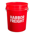 HARBOR FREIGHT 5 Gallon Bucket, Red