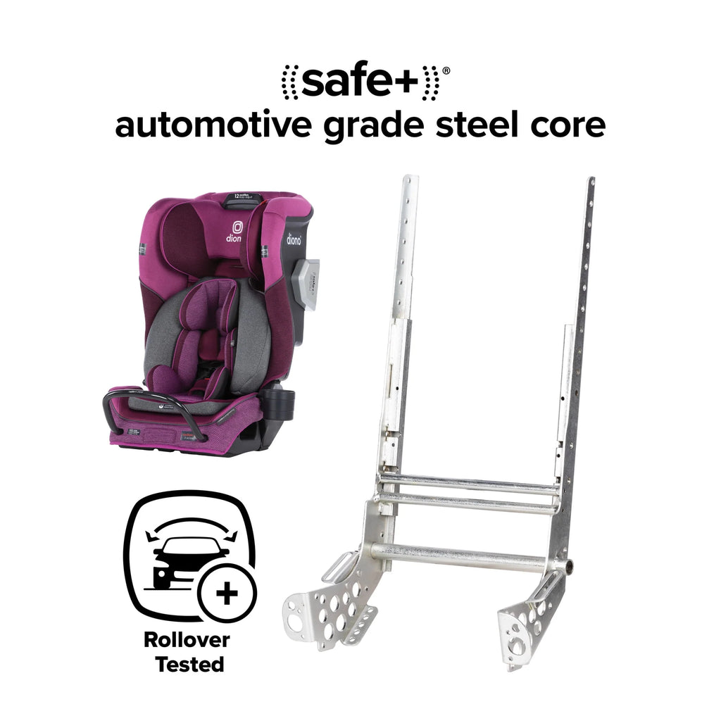 Diono Radian 3QXT SafePlus All-in-One Convertible Car Seat, Red B871
