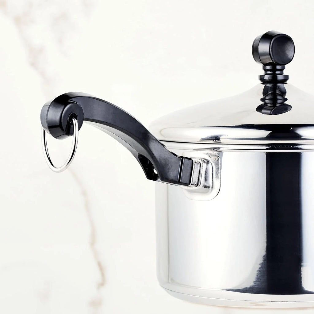 Farberware Classic Stainless Steel Saucepan with Lid, 3 Quart E8869
