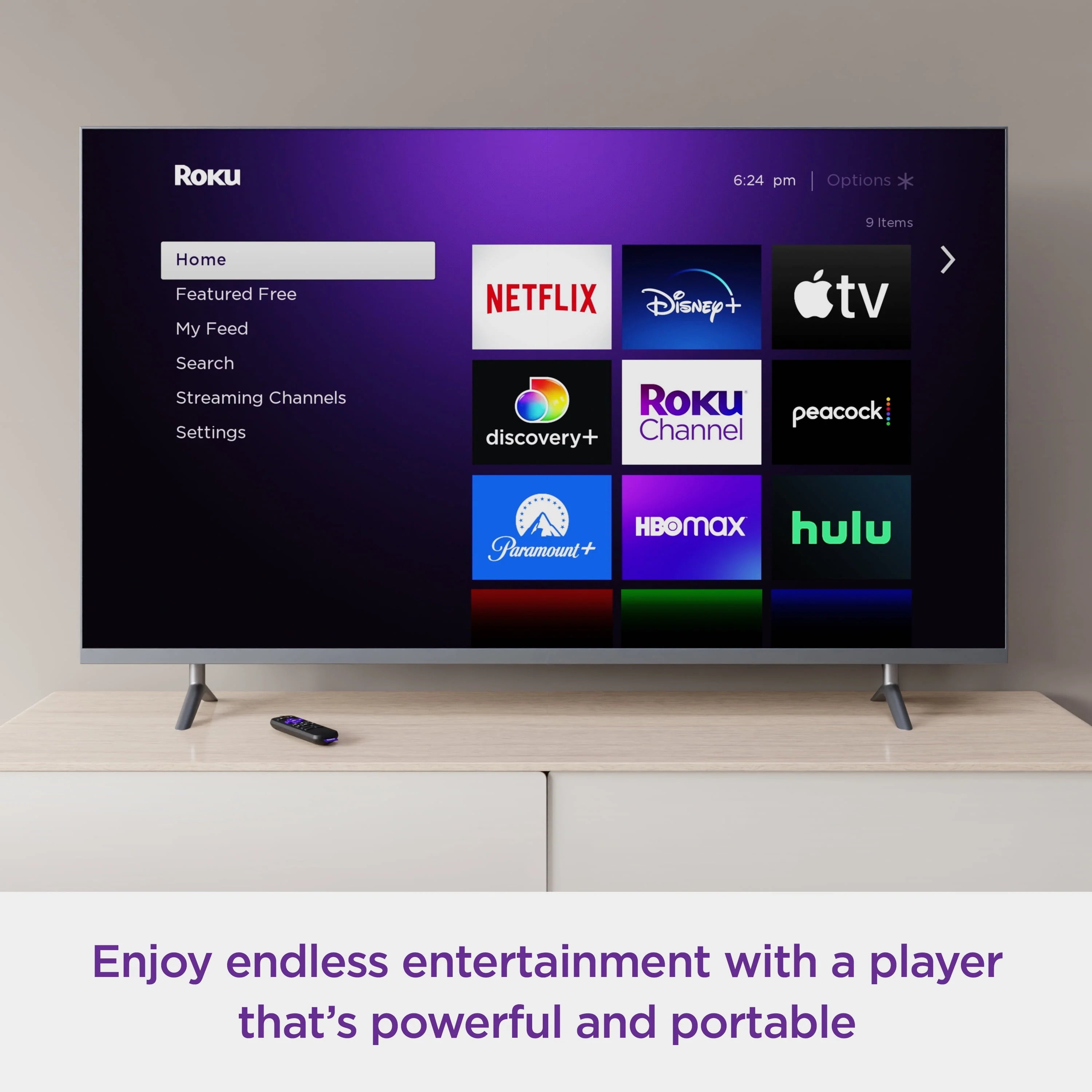 Roku Streaming Stick 4K with Voice Remote and Long-Range Wi-Fi X7075