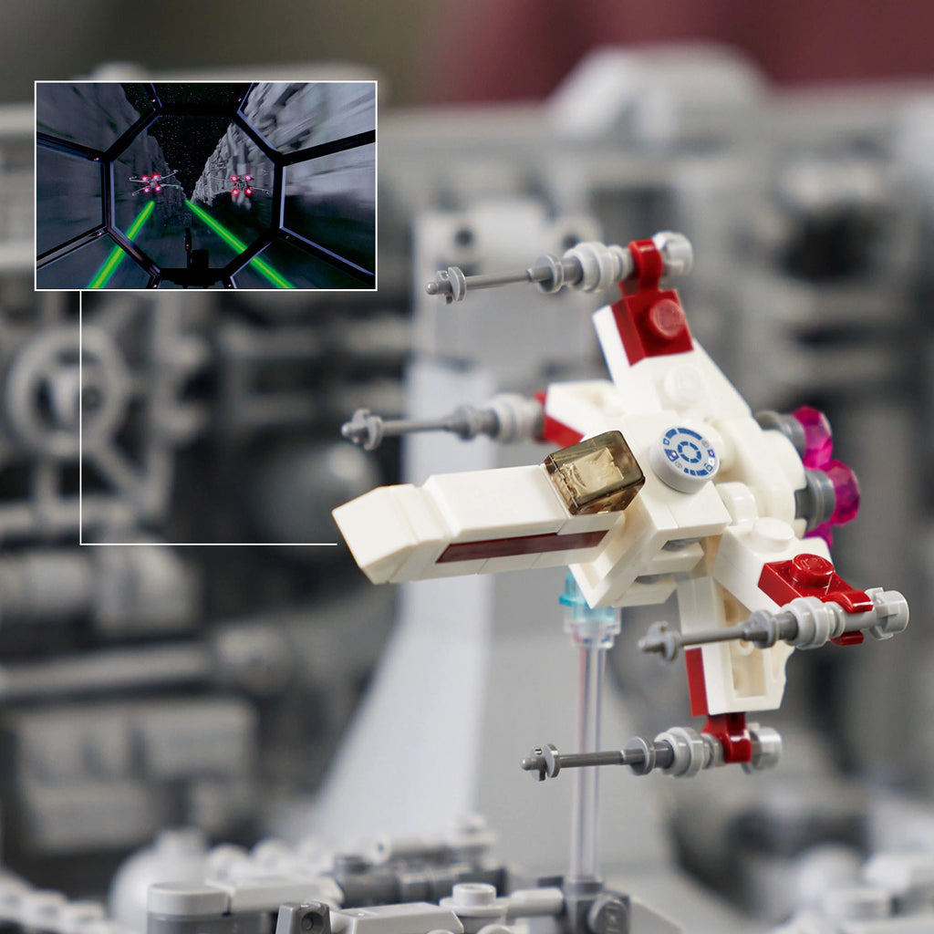 LEGO Star Wars Death Star Trench Run Diorama 75329 Building Set for Adults E842