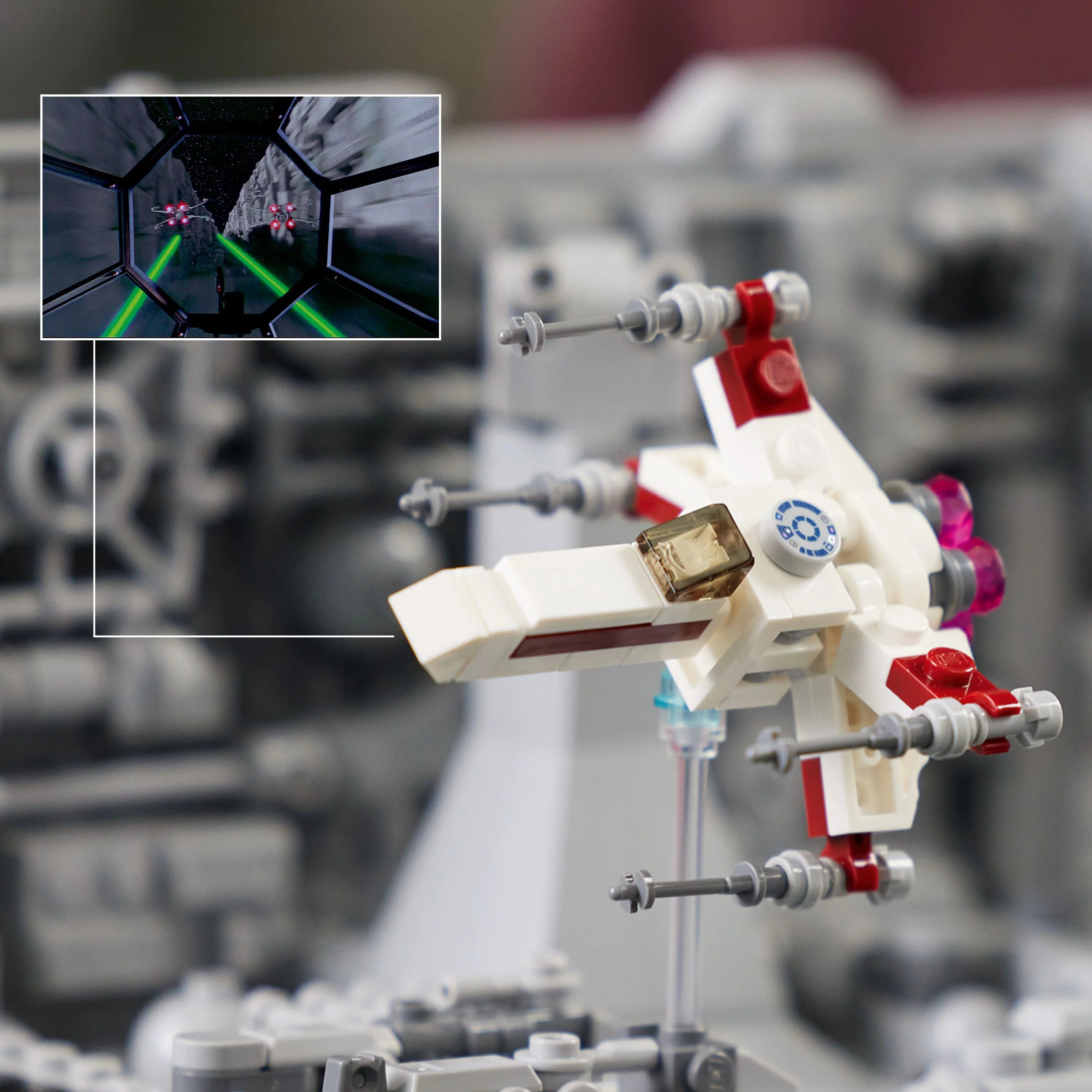 LEGO Star Wars Death Star Trench Run Diorama 75329 Building Set for Adults E842