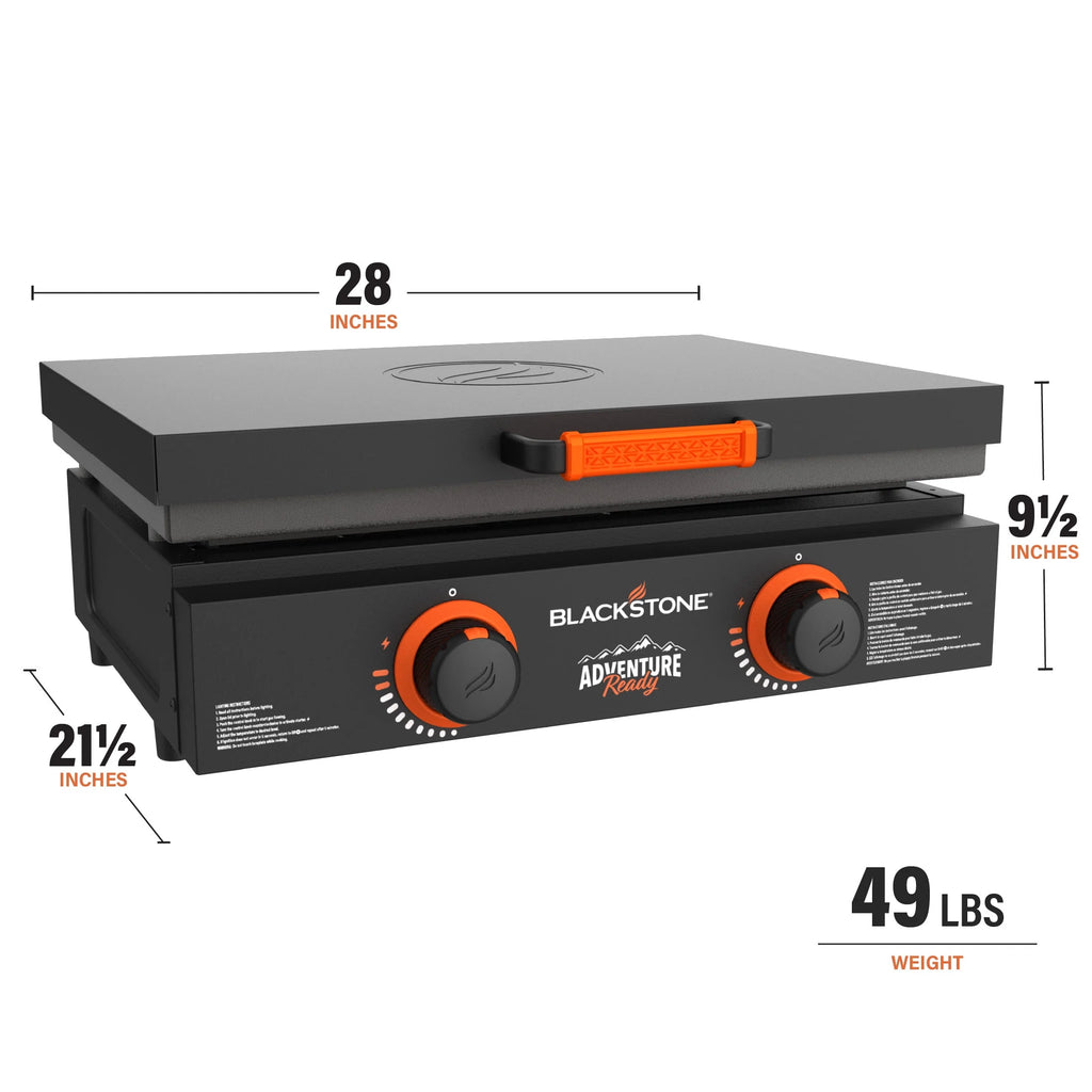 Blackstone Adventure Ready 2-Burner 22 Propane Griddle with Hard Cover O28104