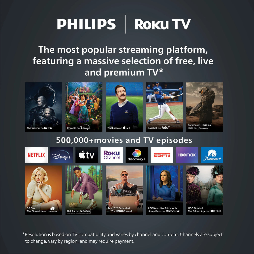 Philips 50" 4K Ultra HD Roku Smart LED TV C19241
