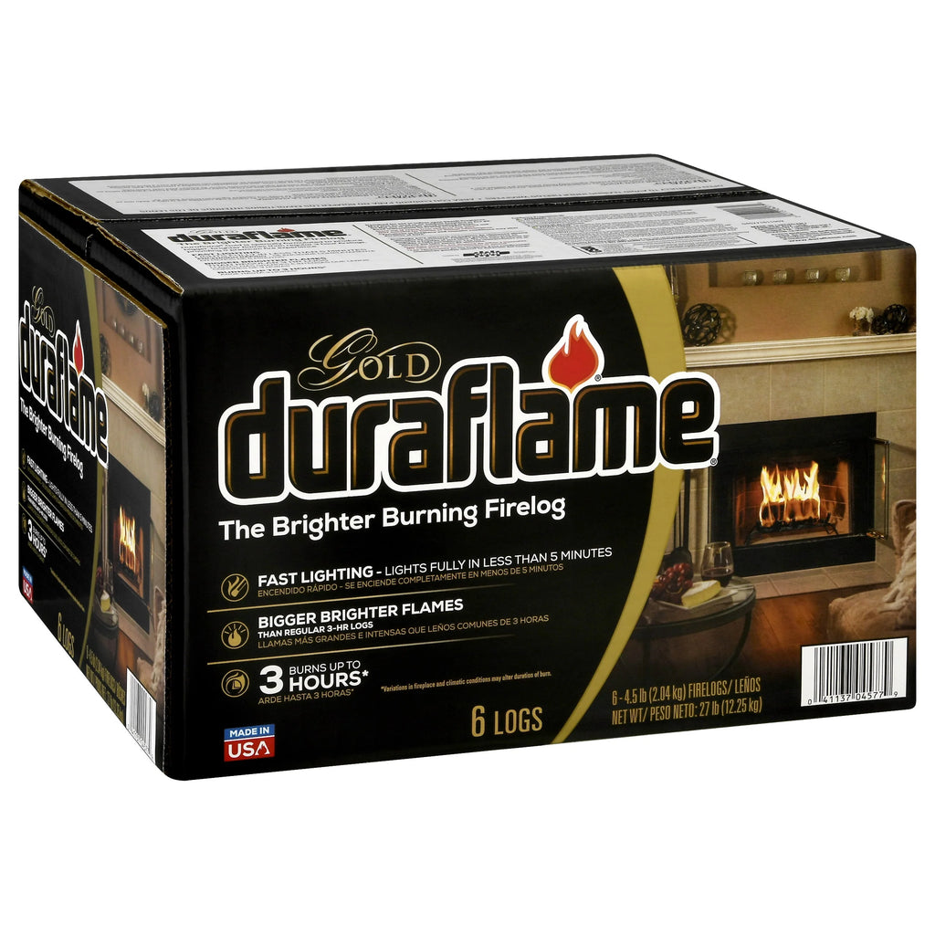 Duraflame Gold Ultra Premium Firelogs 4.5 lb, 6-Pack D540