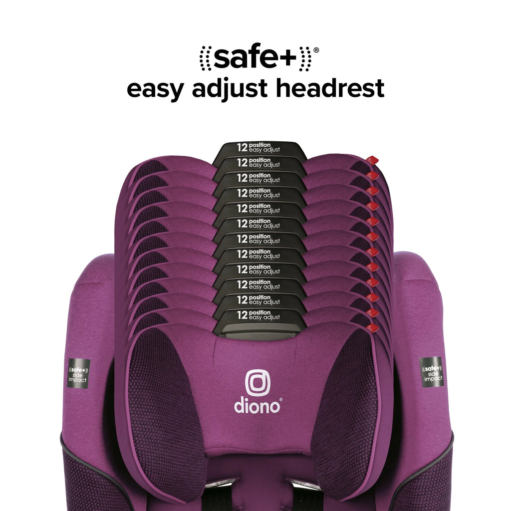 Diono Radian 3QXT SafePlus All-in-One Convertible Car Seat, Red B871