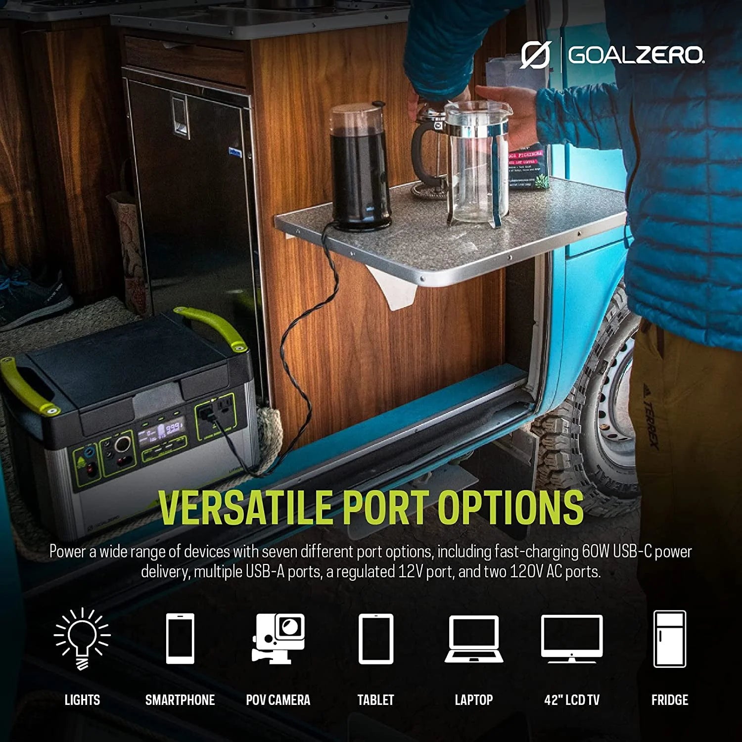 Goal Zero Yeti 1500X Portable Power Station 1516Wh Lithium Generator U645