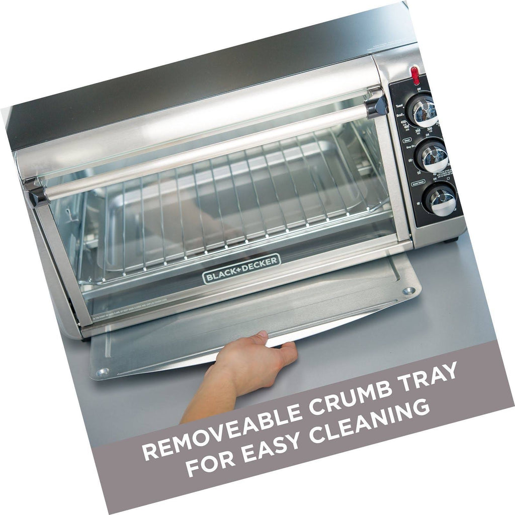 Black+decker TO3250XSB 8-Slice Convection Toaster Oven W32574