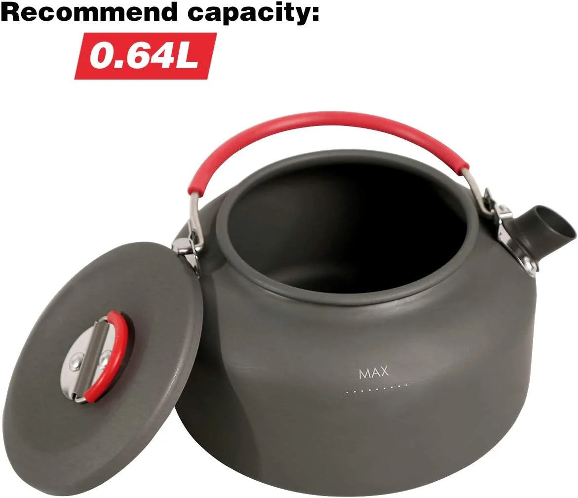 REDCAMP 0.8L Folding Camping Kettle with Carrying Bag A3528