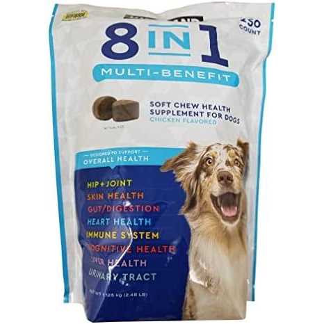 Kirkland Signature 8 in 1 Multi Benefit Soft Chew for Dogs V987652