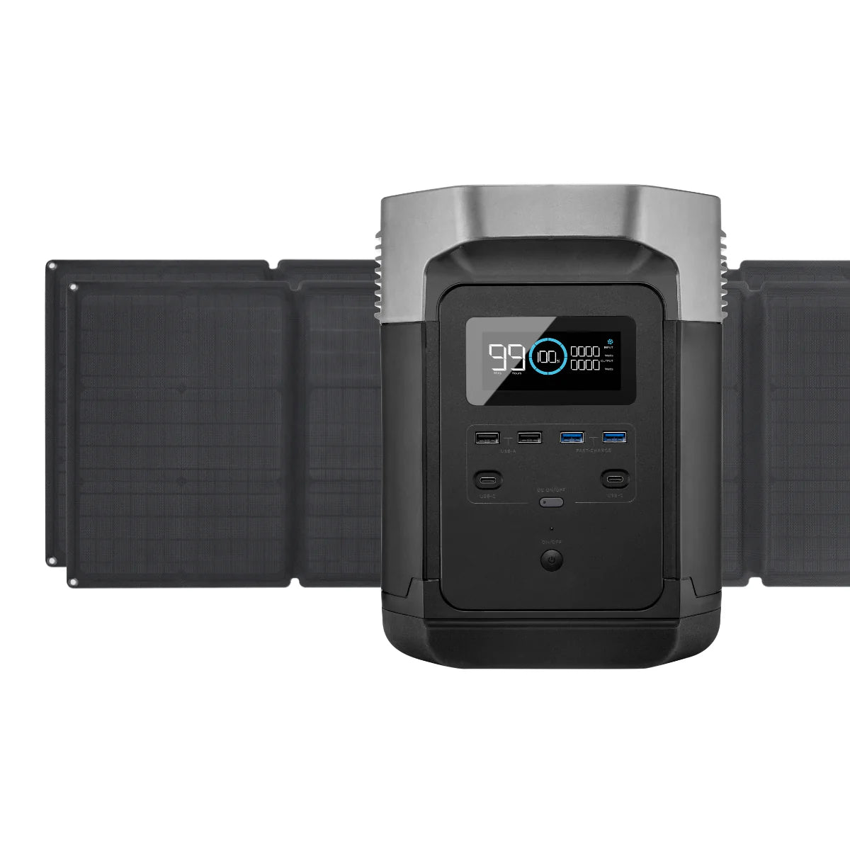 EcoFlow Package - DELTA Mini Portable Power Station (882Wh) and 2 x Portable Solar Panel (110W)