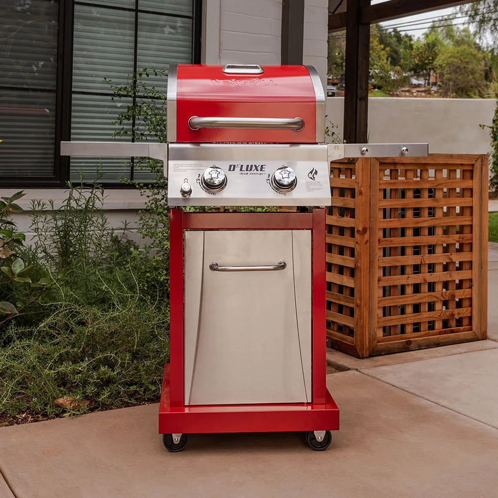 Nexgrill Deluxe 2-Burner Propane Gas Grill with Foldable Shelves L452