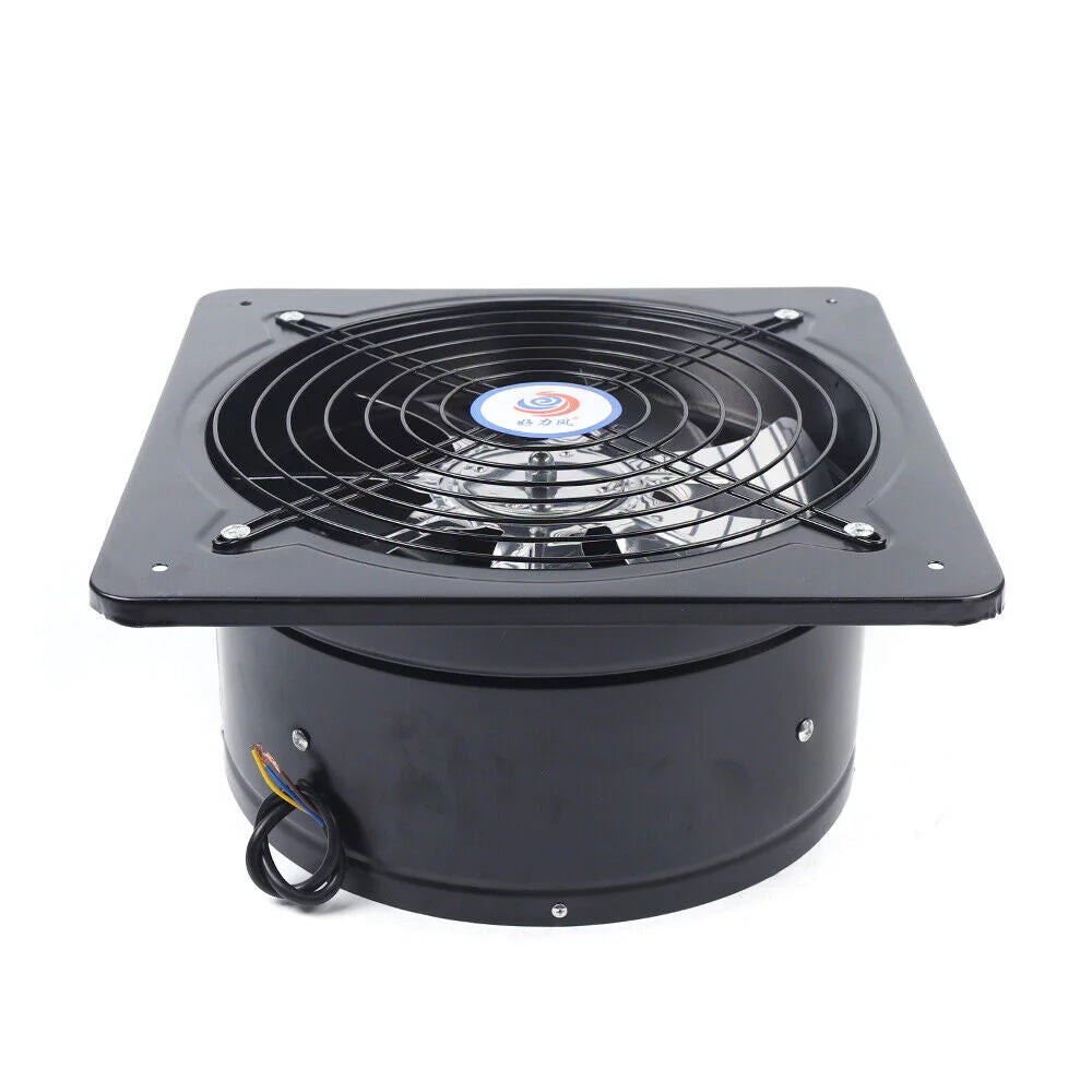 Wall Mounted 12" Kitchen Bathroom Exhaust Fan Ventilation Extractor B7287