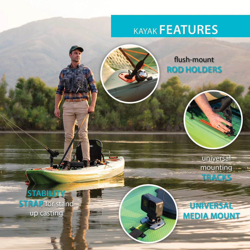 Lifetime Yukon Angler 116 Sit-on-Top Fishing Kayak J83340